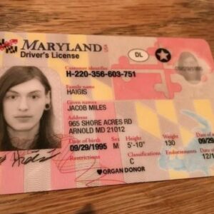 Buy Baltimore Driving License in Maryland
